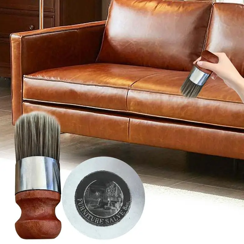 

Leather Conditioner For Couch Leather Cleaner Safe Leather Furniture Salve With Brush Protective Furniture Cream home supplies