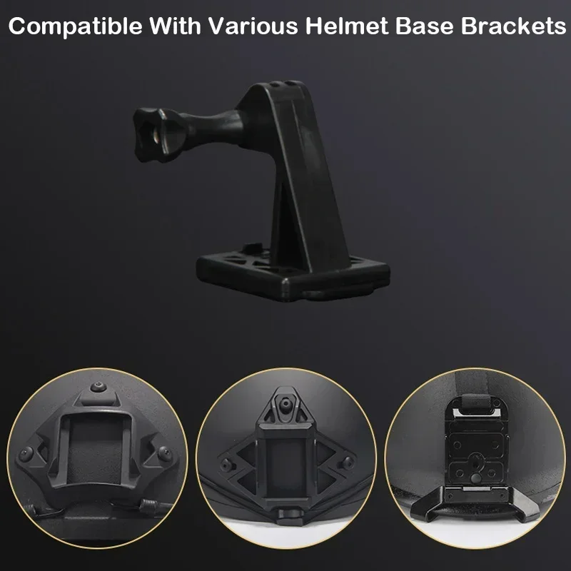 1 Pc Tactical Helmet Adapter Front Action Camera Fixed Install Mount for FAST Gopro Cycling Airsoft Helmet Accessories tactical helmet adapter