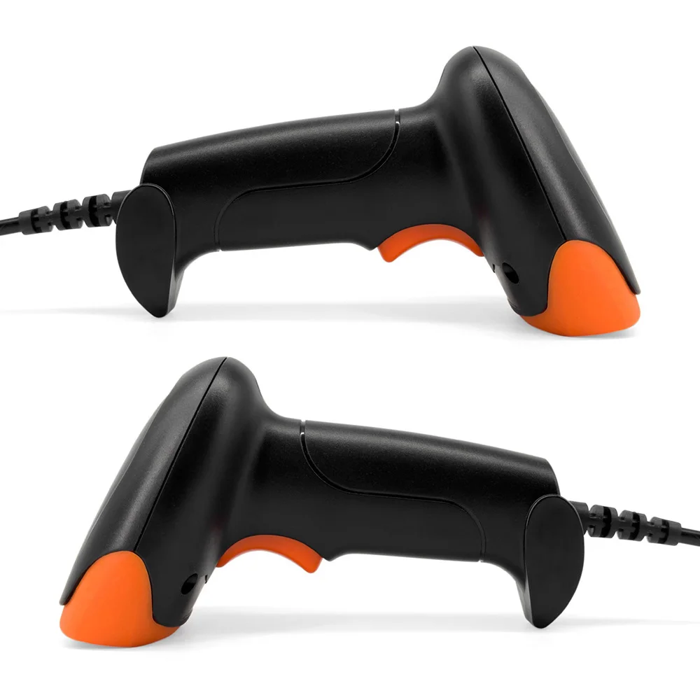 Handheld 1D/2D/QR Barcode Scanner BT+2.4G Wireless USB Wired Bar Code Reader Manual / Continuous Scanning CMOS Image Sensor