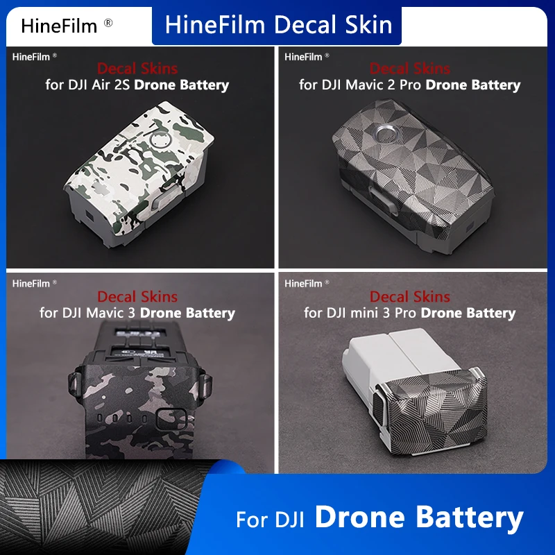 Dji Mavic 3 / Mini 3 Pro Battery Decal Skin Wrap Cover Per Dji Mavic 2 Pro / Air 2S Battery Sticker Pellicola Protettiva Anti-Scrtch
