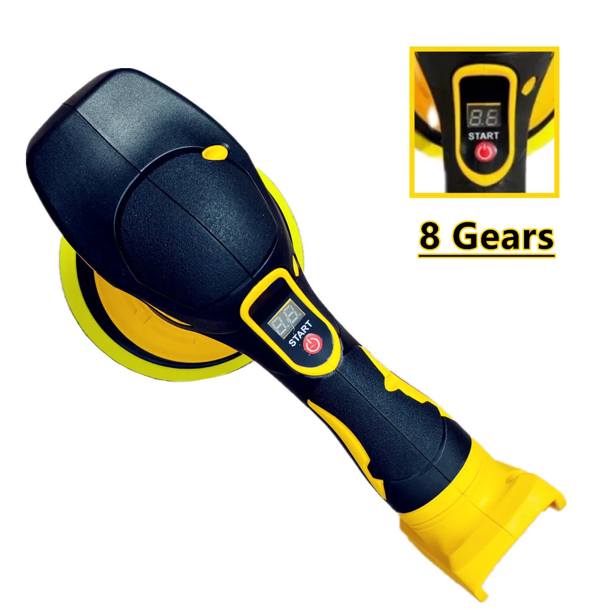 Fit For DeWALT 20V Battery Electric Car Polisher 8 Gears Cordless Auto Polishing Machine Waxing Sanding Sealing Power Tools 2