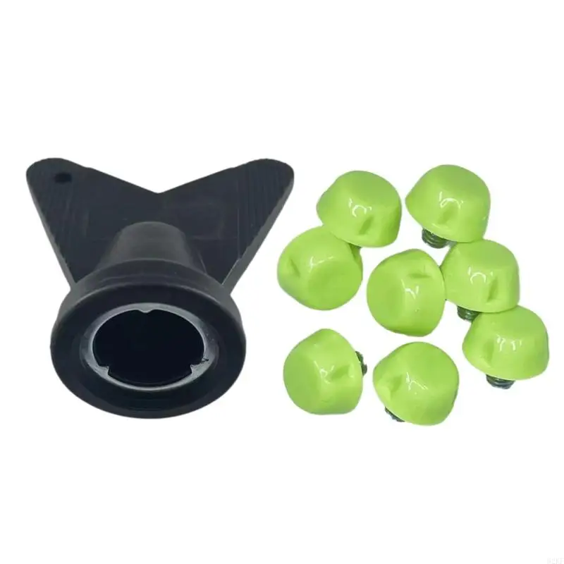 62KF Boy Girl Shoes Football Studs Replacements Safety Plastic Football Studs 12Pcs