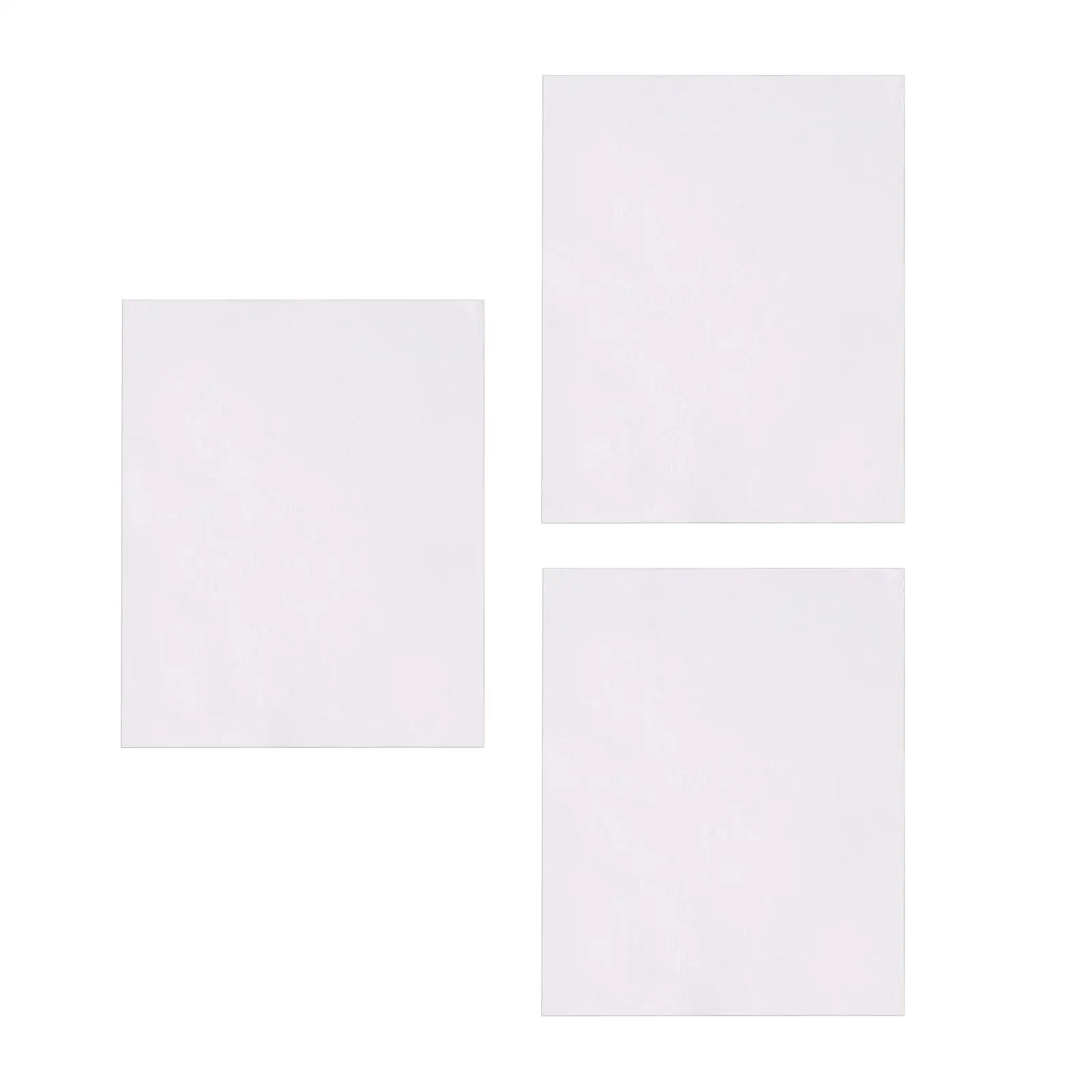 3x Canvas Panels Acrylic Oil Painting Canvas Art Boards Artist Boards Cotton Artist Blank for Painter Oil Painting