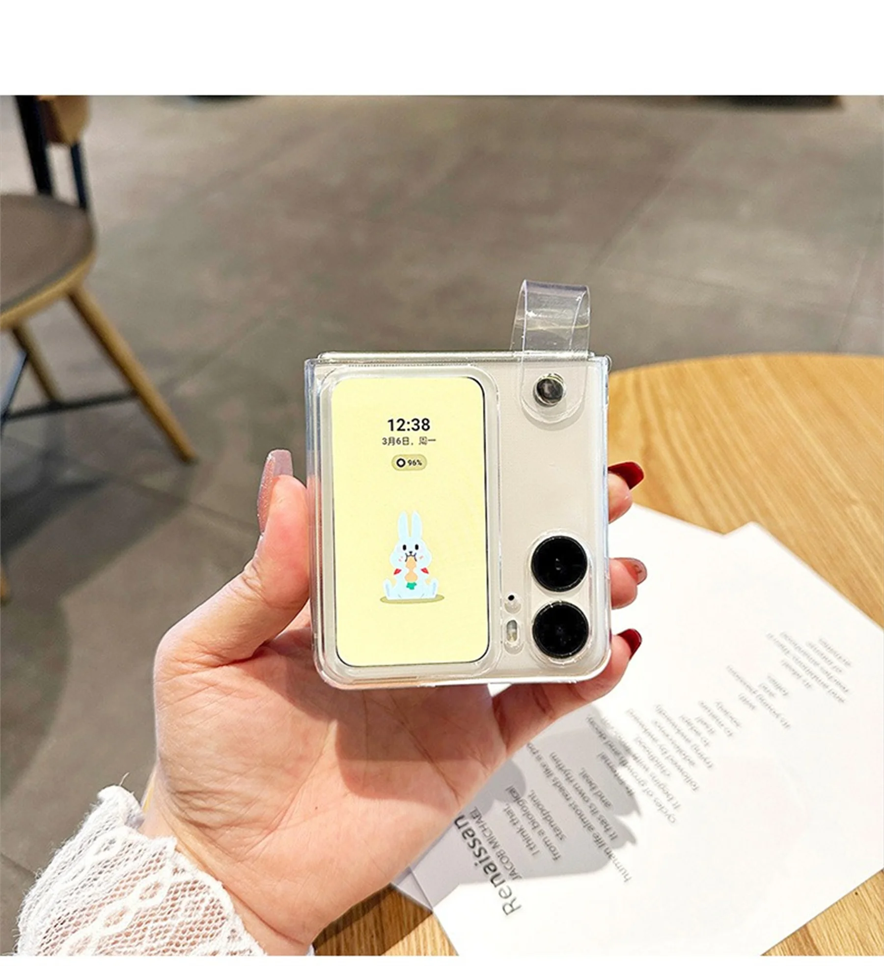 Korean Luxury Transparent Shockproof Back Cover