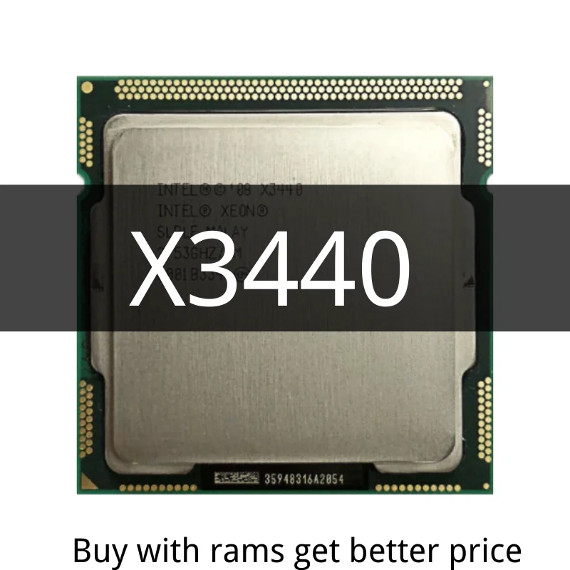 Xeon X3440 2.5 GHz Quad-Core Eight-Thread 95W CPU Processor 8M 95W LGA 1156 new cpu