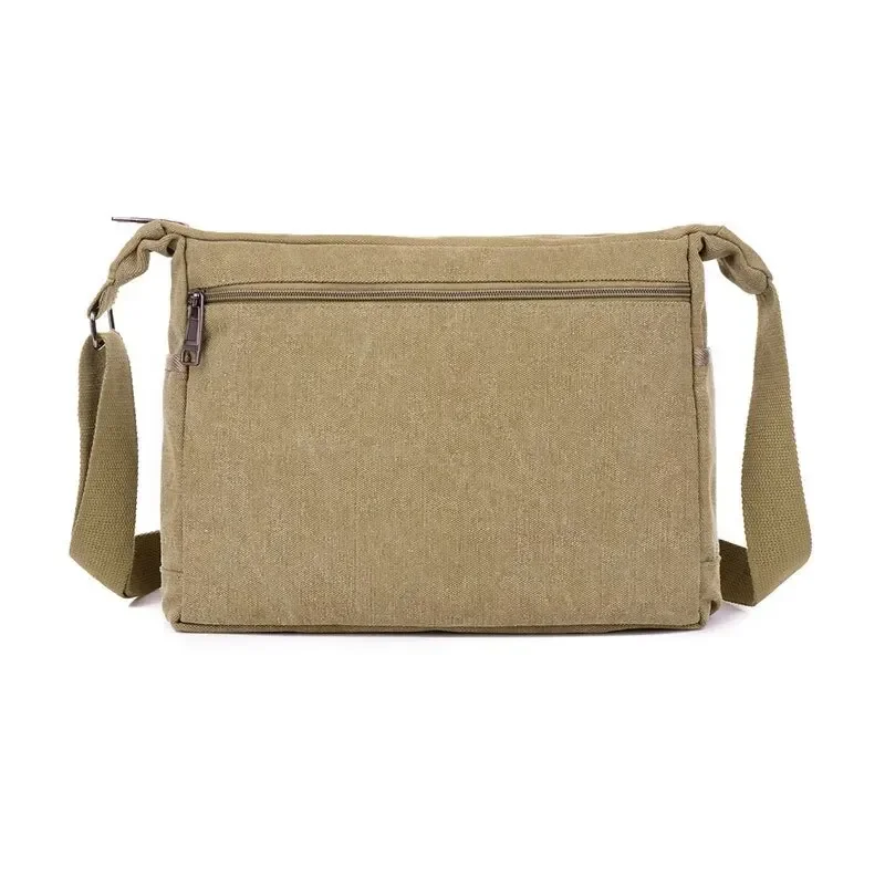 Borsa a tracolla in tela bottiglia uomo donna casual semplice moda retrò tracolla croce quadrata borsa a tracolla multistrato - immagine 3