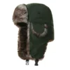 Thiened Leifeng Cap ex Waterproof Winter Hat for Cycling Outdoor Skiing Warm Ear Protection Cold Resistant Freeze Proof