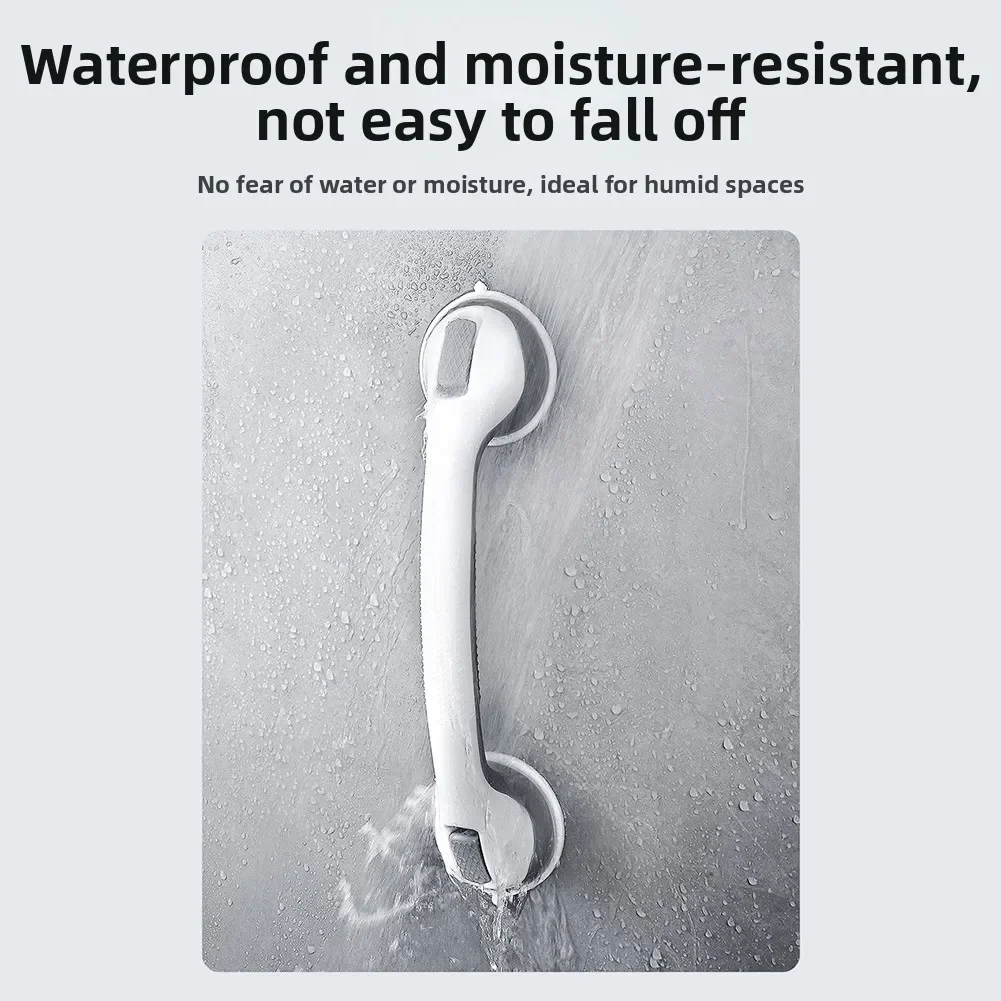 Elderly Safety Non-Slip Bathroom Grab Bar with Suction Cup