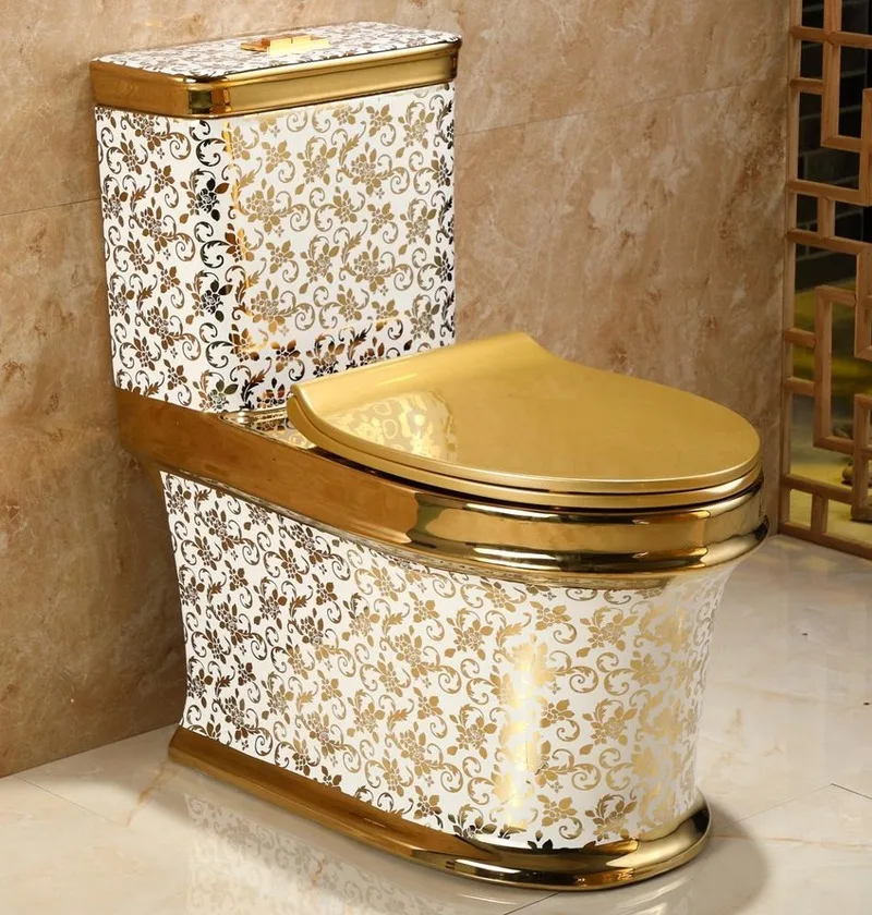 Chaozhou Factory Direct Price Washdown Siphonic Wc Ceramic One Piece Two  Pieces Color Gold Toilet For Sale - Buy Gold Toilet Quality Water Saving  European Wall … in 2023