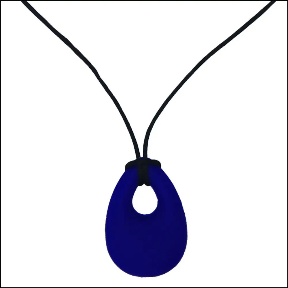 Teether Biting Toy for Newborn Soother Necklace Anti Autism ADHD Teething Toys Sensory Chewing Pendant Baby Chewy Necklace - 2