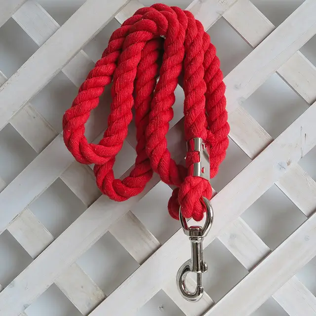 300cm Cotton Weave Equestrian Rein Halters Heavy Duty Leading Rope Halter Equipment for Horses & Livestock 2