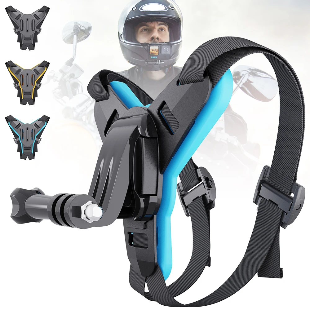 GoPro Hero Insta360 액션 스포츠 카메라 홀더 오토바이 카메라 액세서리 용 오토바이 헬멧 전화 스탠드 마운트 홀더