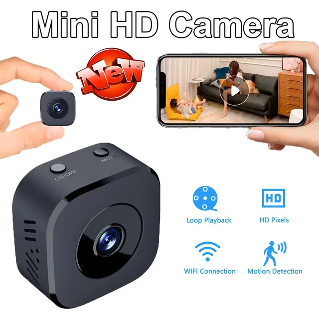 Security Camera HD Mini Full Color Night Vision High Definition WiFi Monitor Waterproof Motion Detect Surveillance Smart Home 1