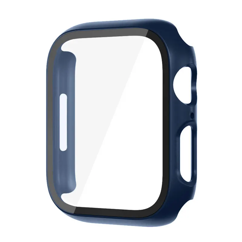 Durable Glass Case for Apple Watch - PC Screen Protector Cover and Accessories