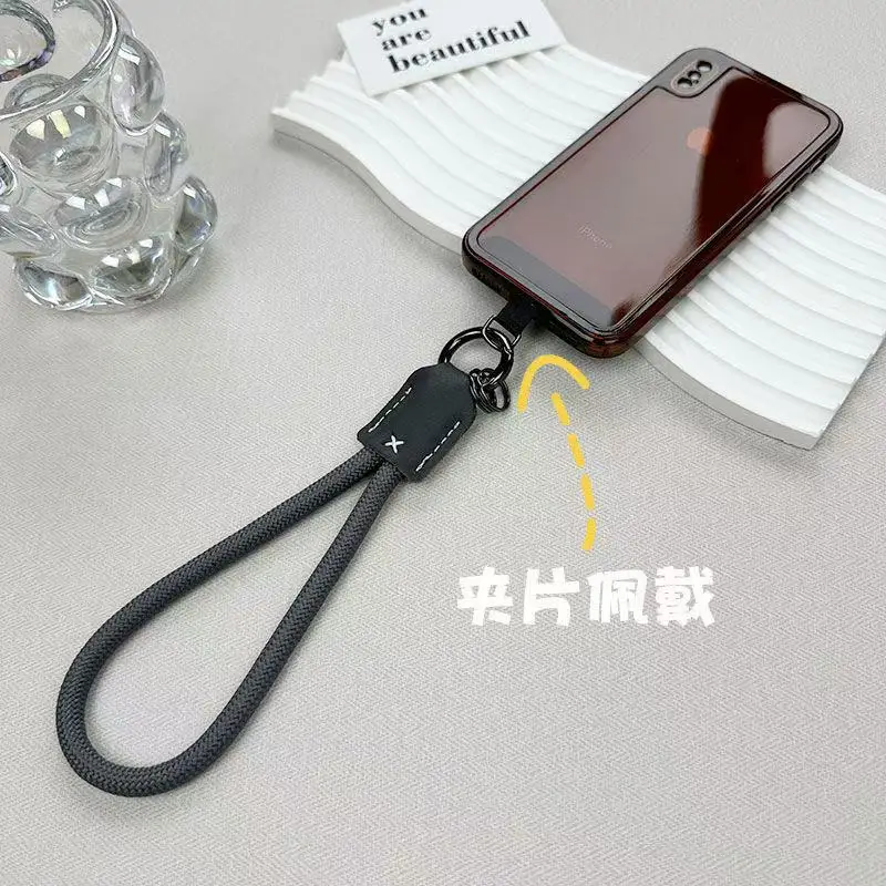 Premium Nylon Wrist Strap for Phones – Secure, Hands-Free Wrist Lanyard with Metal Ring Attachment