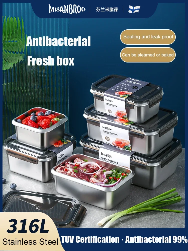 FreshBox316StainlessSteelFoodGradeSealedLunchLunch