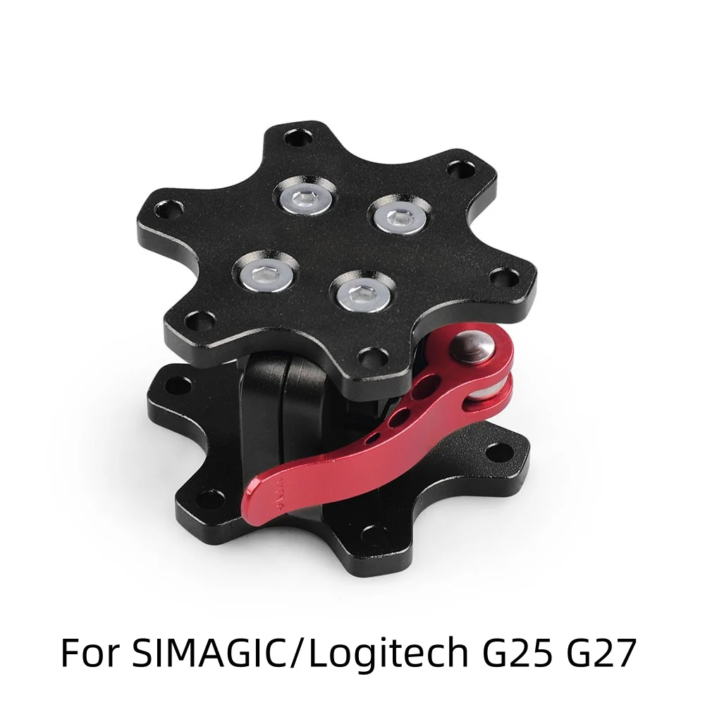 로지텍 G25 G27 용 알루미늄 핸들 퀵릴리즈 허브 어댑터, Q1R, 70mm