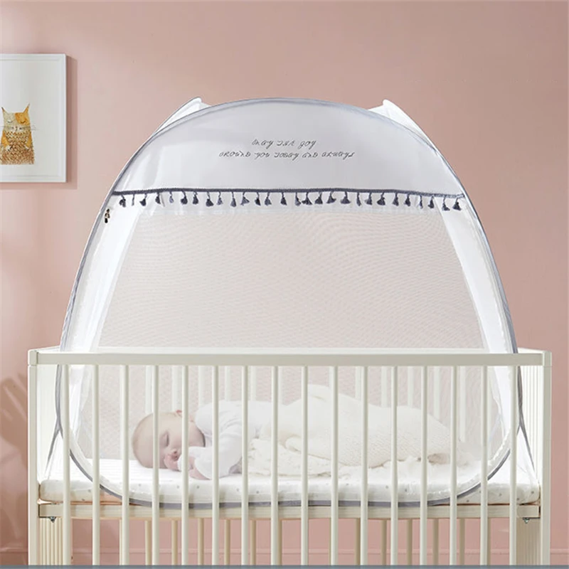 nordic-style-crib-mosquito-net-portable-foldable-children-bed-universal-mosquito-net-yurt-type-newborn-2-doors-mosquito-netting