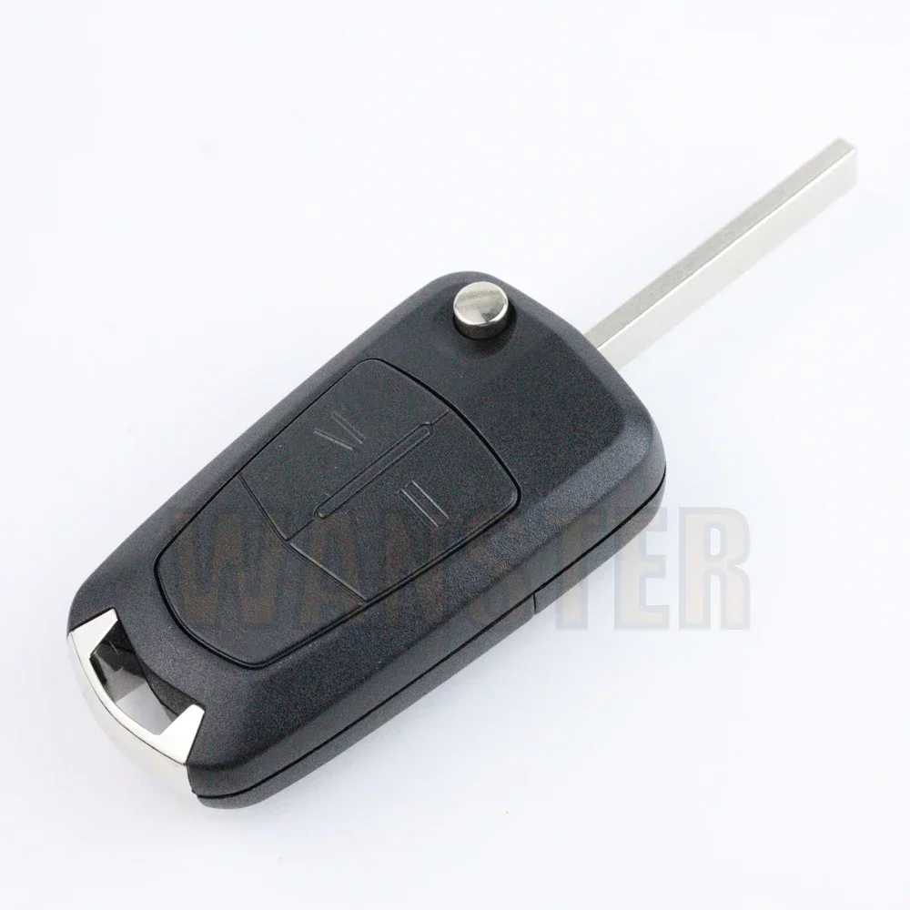 2 3 ปุ่มกุญแจรถ Fob กรณีเชลล์สําหรับ Opel Corsa D Vauxhall Astra H Vectra C Zafira Astra Vectra Signum 2