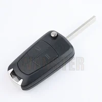 2 3 ปุ่มกุญแจรถ Fob กรณีเชลล์สําหรับ Opel Corsa D Vauxhall Astra H Vectra C Zafira Astra Vectra Signum 2
