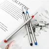 3Pcs 11.4cm Threaded Rotary Metal Pen Refills Blue/black/red Ballpoint Pen Rod Signing Pen Refill 0.7mm Office School Stationery 6