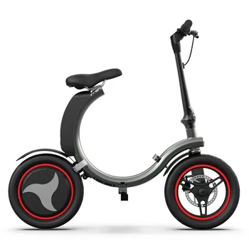 Bicicletta elettrica pieghevole, piccola, ultraleggera e portatile, che trasporta batterie al litio aiutano a guidare le batterie