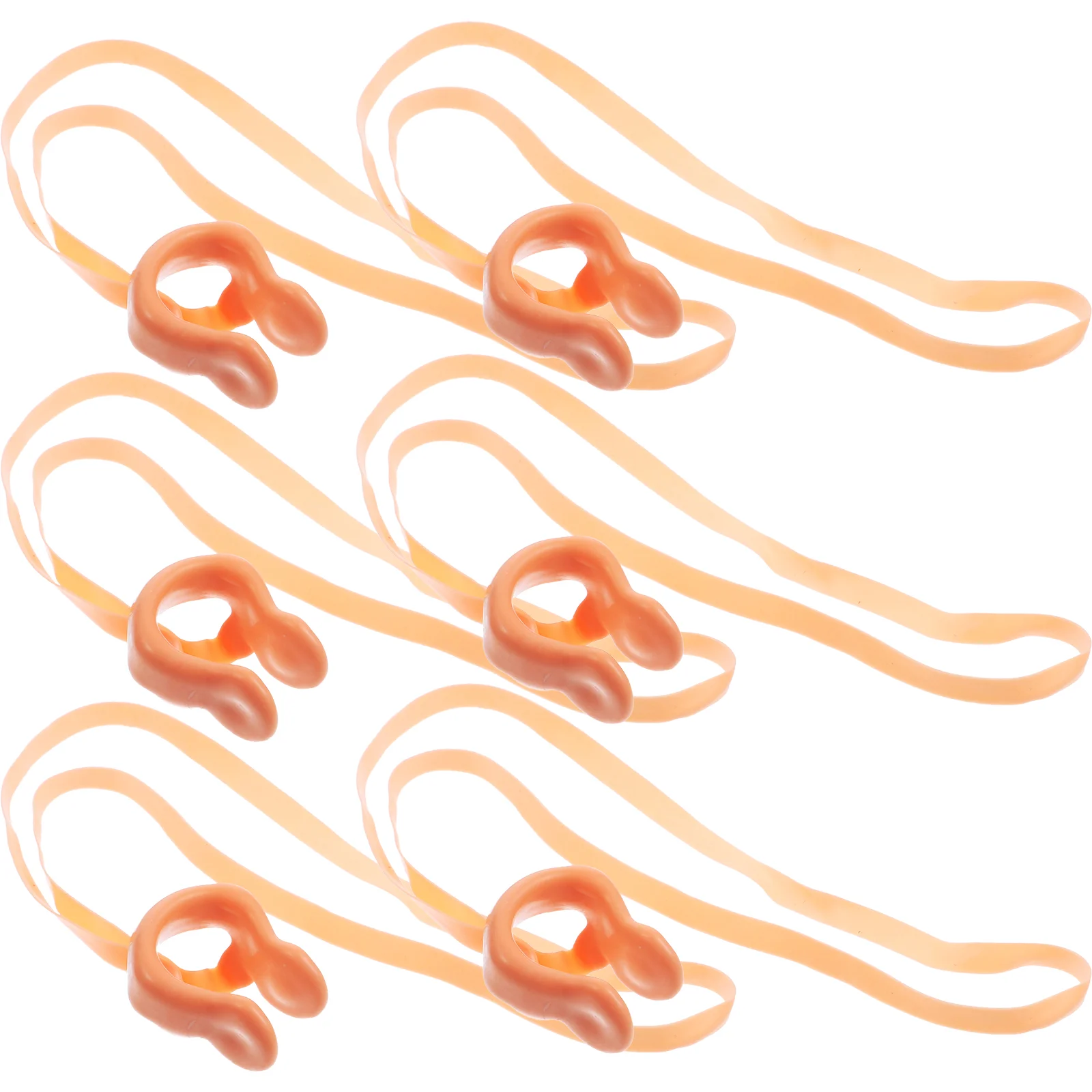 

Swimming Nose Clip Silicone Nose Clips Nose Plugs Swimming Accessories for Adults Kids ( 6Pcs )