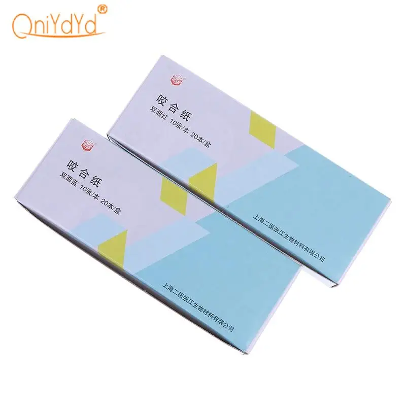 200 Sheets Dental Articulating Paper Strips/tweezers Dental Lab Oral Care Double-Sided Occlusal Paper 0.03Mm images - 6