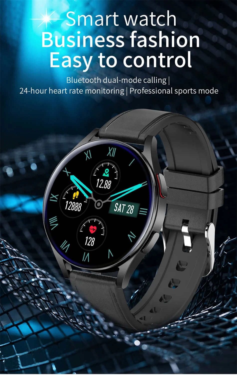 2022New Bluetooth Call Smart Watch Men Women Custom Watch Face Voice Assistant 1.32 Inch Display 360*360 HD Watch Man Smartwatch