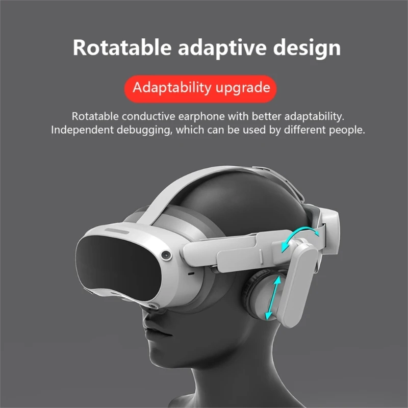 

E56B Ear Muffs Enhancing Sound Solution for Pico4 Headset Improve Sound Effect