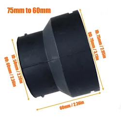 Enhanced Air Vent Ducting Elbow Connector (75mm to 60mm)