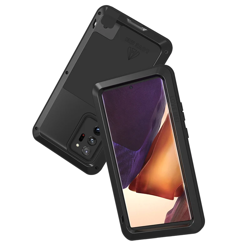 Love Mei Powerful Shockproof Dirtproof Cases For Samsung Galaxy Note 20 Note20 Ultra Case Cover Phone Protective Shell Skin Bag