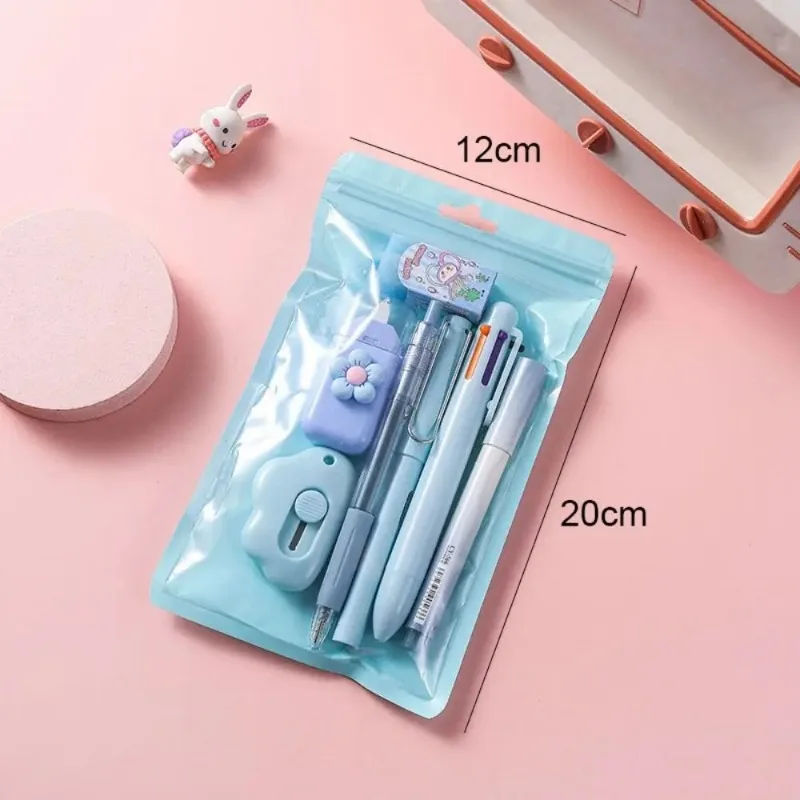 7-in-1 Stationery Set Birthday Present Back to School Gift Pencil Eraser Students Prize School Office Correction Tape Kids stationery gift box stationery set writing pencils set pencil school supplies