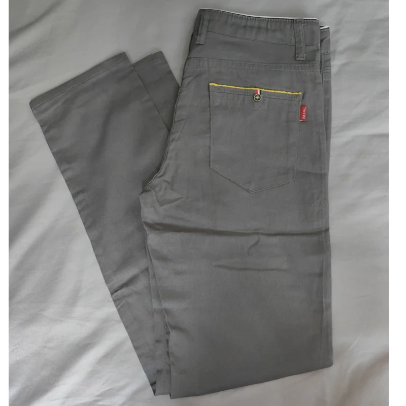 Men pants Stretch pants Business pants Suit pants Men Pants Classic Style Cotton Elastic Slim Fit Office Trouser Business Casual Solid Straight Suit Pant Men's Clothing