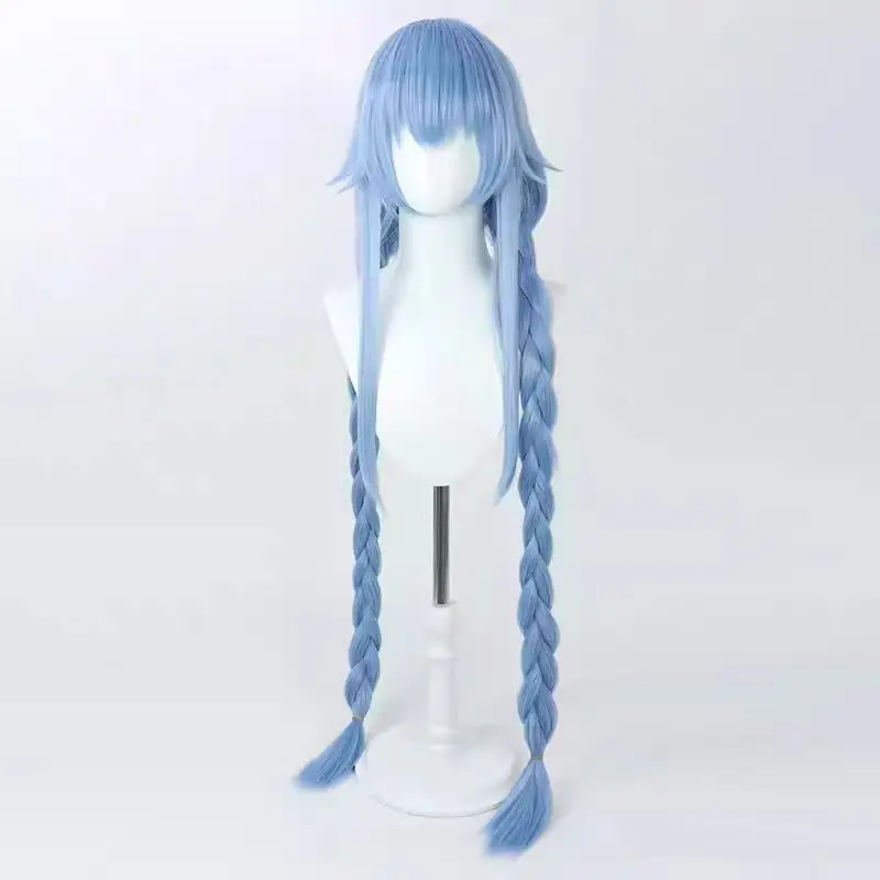 

Waraku Tise Cosplay Wig Blue Archive 120cm Braided Heat Resistant Synthetic Hair Halloween Party Carnival Role Play + Wig Cap