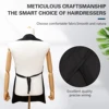 Black Stylist Apron Waterproof Hairdressing Coloring Shampoo Haircuts Cloth Wrap Hair Salon Tool 4