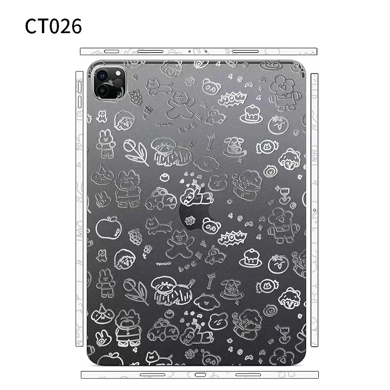 Hot! Clear Matte Dragon Film for iPad Pro 2021 2020 2018 12.9 11 Air 4 Mini 6 Case Back Cover Decal Skin Protector Sticker