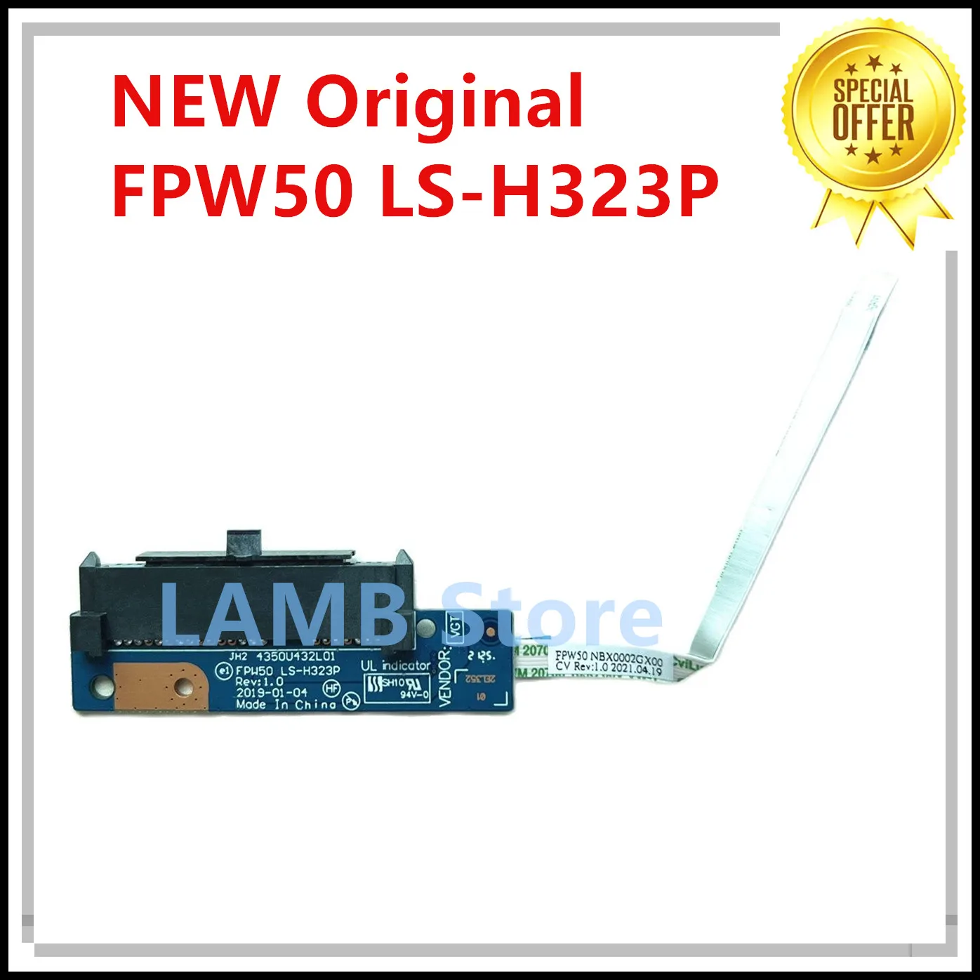 Sata Hard Disk Connector HDD Cable For HP 15 15-DW 15s-du 15-GW