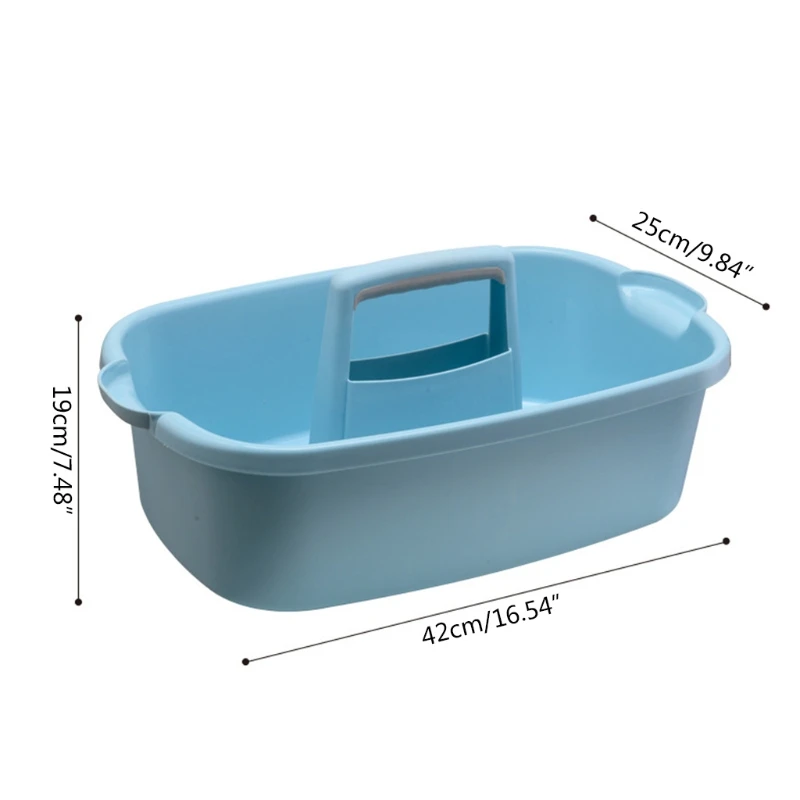 Portable Storage Basket Cleaning Caddy Storage Organizer Tote with Handle for Laundry Bathroom Kitchen Spray Bottles 2025 storage basket