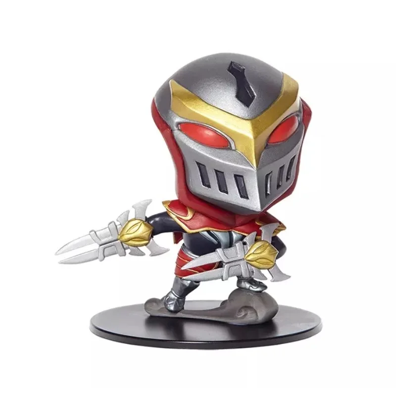 

Original Genuine LOL Zed The Master of Shadows Mini Anime Figures Toy Kit Doll Ornament For Kid Gift Game peripheral Garage Kit