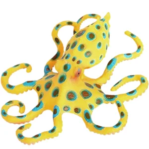 Marine Animal Model Figure Lifelike Simulation Desktop Octopus Decoration Toy Plastic Figurines Child Childrens Toys