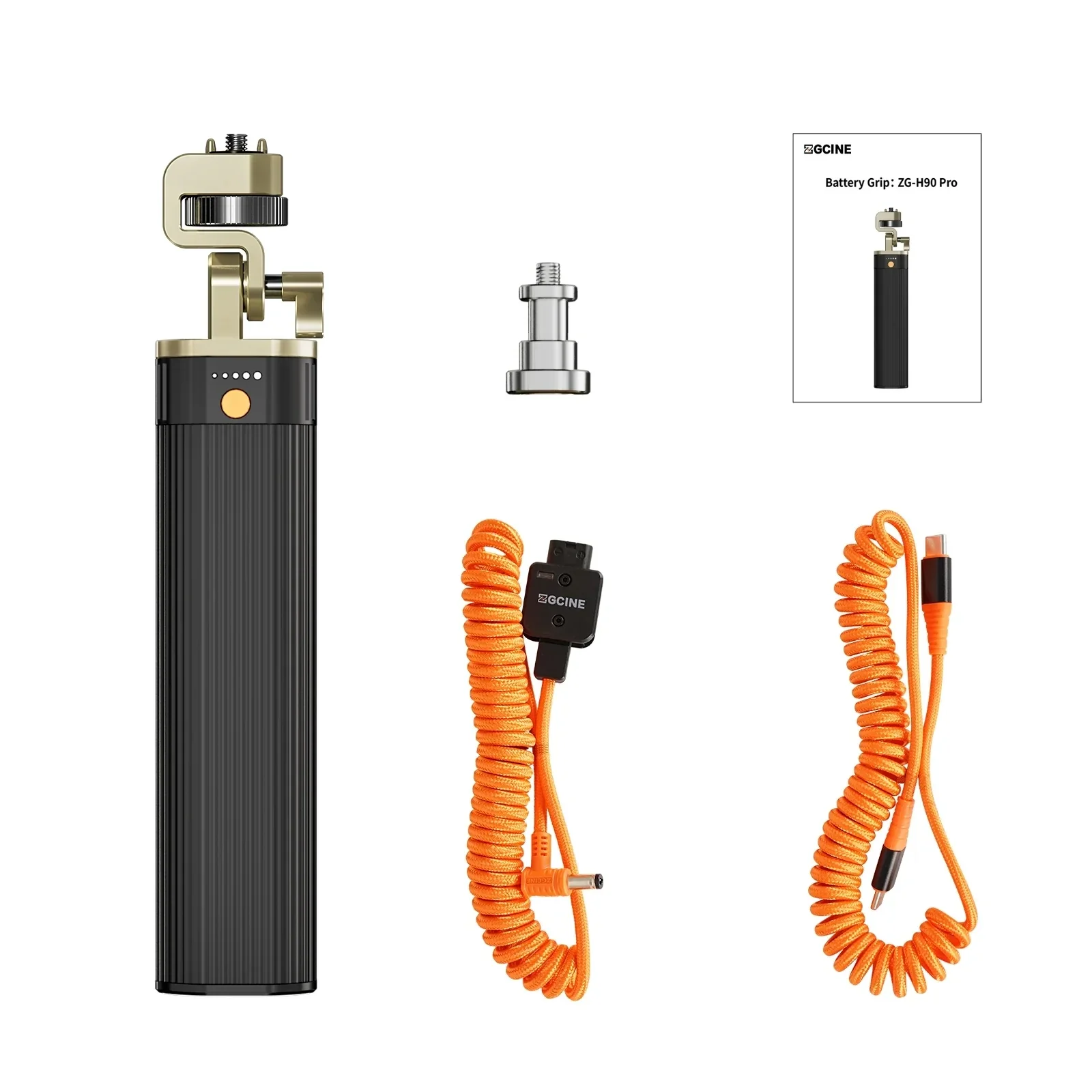 ZG-H90 バッテリーグリップ 6000mAh ZGCINEがZG-H90を発売 - 小型LEDライト用ハンドヘルドバッテリー