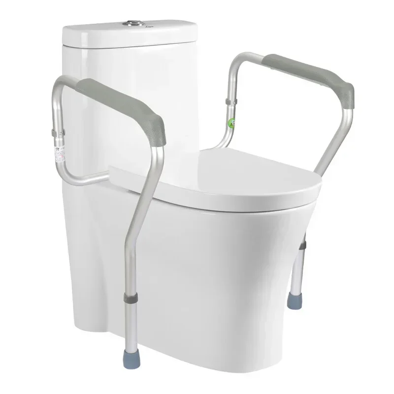 Anti-Slip Toilet Rails Bar for Elderly and Adults Safety Frame Aluminum Alloy Adjustable Rails