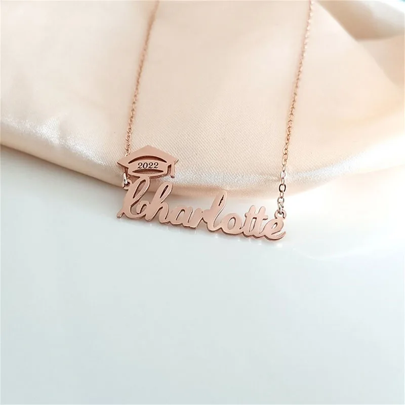 Customize Rose gold Decorative Teen Casual Charms Oil Dripping ID Picture Printing Kids Funny School Friendship New Design custom art font child best man necklaces picture printing acrylic bridesmaids charms japan contact kids bff ethnic new arrivals