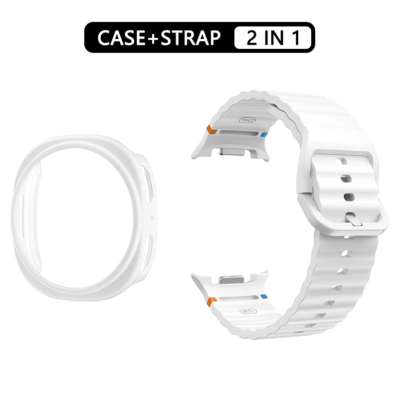 Enhanced Silicone Sport Band with Hollow Case - Premium Accessories Bracelet