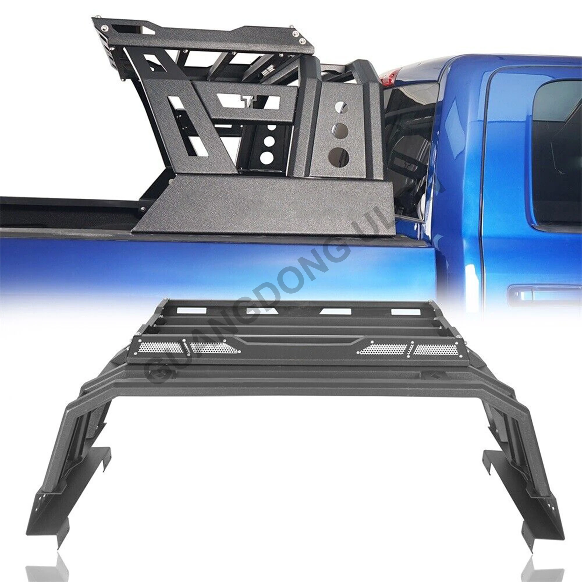 공장가 트럭 베드 롤바 스틸 케이지 카고 랙 바스켓 포함 OEM 베드 랙 (2009-2018 램 1500 용)
