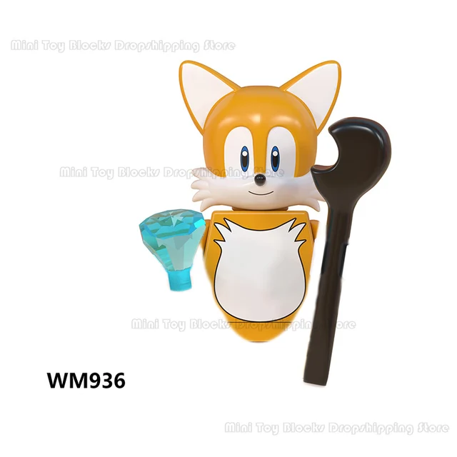 WM6086 WM6087 WM6088 LG1001 Sonics Anime Building blocks Amy Rose Ray Storm Shadow Bricks mini action toy figure Children gifts WM936