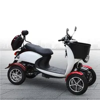 Factory Hot Selling Fashionle fat tire electric scooter handicapped mobility with four wheel
