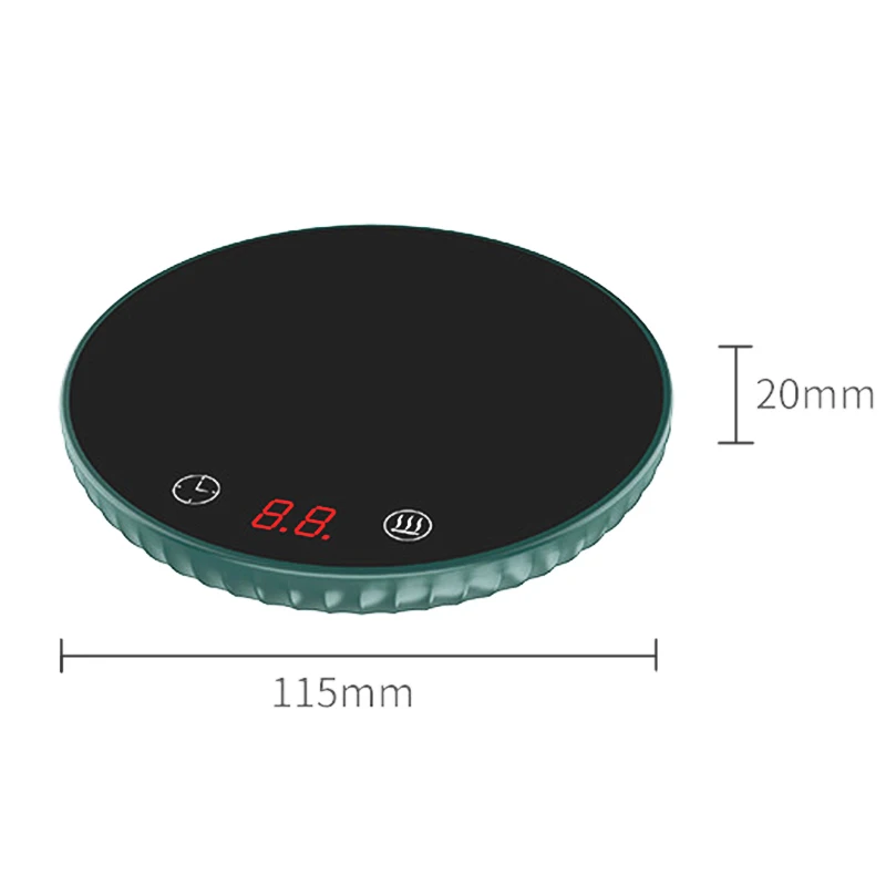 Electric Heating Coaster Beverage Milk Coffee Mat Tea Coffee Heater Warmer Mug Kitchen Service Cup Heating Coaster EU Plug 6 Electric Heating Coaster Beverage Milk Coffee Mat Tea Coffee Heater Warmer Mug Kitchen Service Cup Heating Coaster EU Plug 6