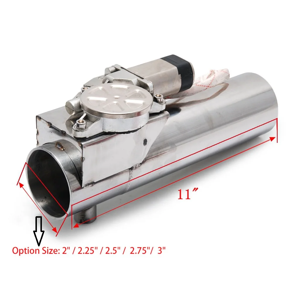 2",2.25",2.5",2.75",3" Exhaust Pipe Electric I Pipe Exhaust Electrical Cutout with Remote Control Valve For Honda AF-CUT01G
